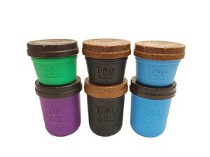 Re-Stash 8 oz and 4 oz Cannabis Storage Jar All Colors