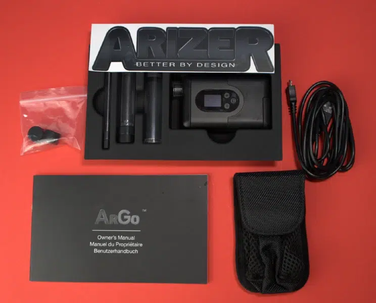 whats in the arizer argo box